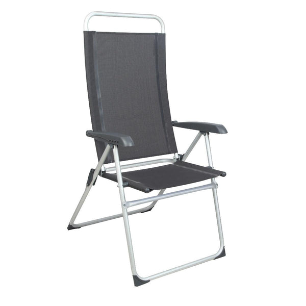 Midland Outdoor Leisure 'Eco' High Back Aluminium Folding Camping Chair