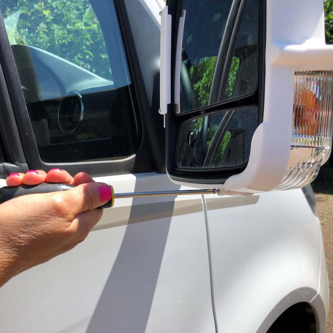 Milenco Mercedes Sprinter Wing Mirror Protectors - Black