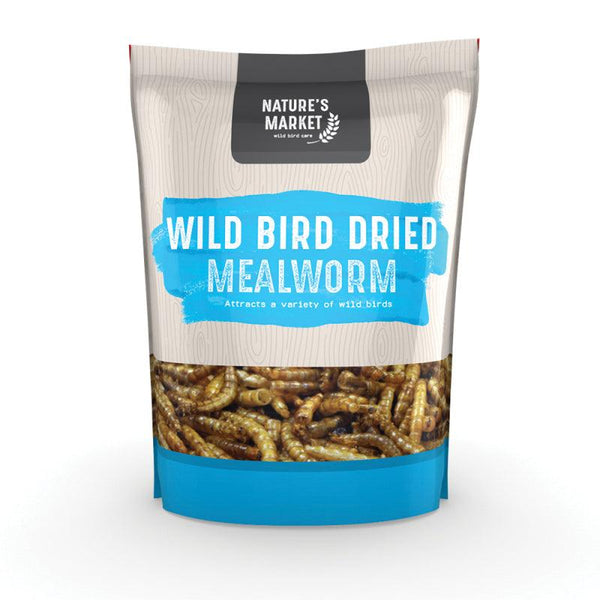 Nature's Market Mealworms Wild Bird Feed - 1kg - Towsure