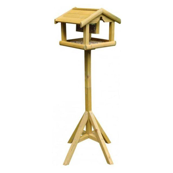 Nature's Market Wooden Bird Table with Nut Feeder - Towsure