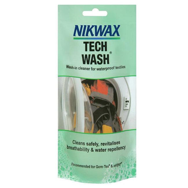 Nikwax Tech Wash Waterproofer - 100ml Pouch - Towsure