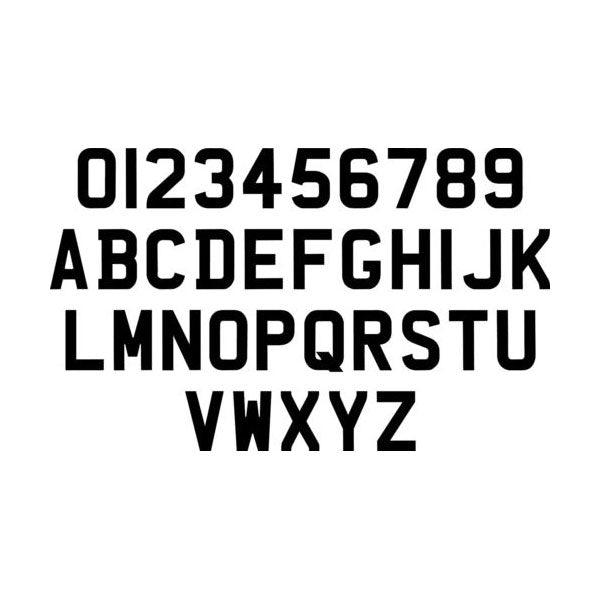 Number Plate Style Letters and Numbers - Towsure