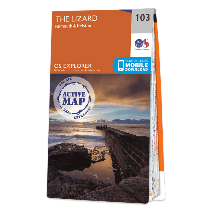 OS Explorer Map 103 - The Lizard Falmouth & Helston - Towsure