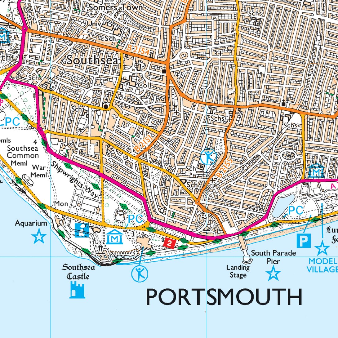 OS Explorer Map 119 - Meon Valley Portsmouth Gosport & Fareham - Towsure