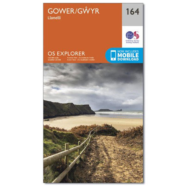 OS Explorer Map 164 - Gower Llanelli - Towsure