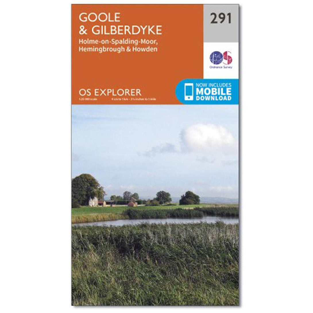OS Explorer Map 291 - Goole & Gilberdyke Holme-on-Spalding-Moor Hemingbrough & Howden - Towsure