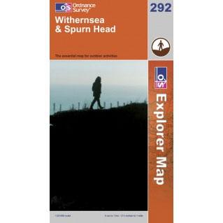 OS Explorer Map 292 - Withernsea & Spurn Head - Towsure