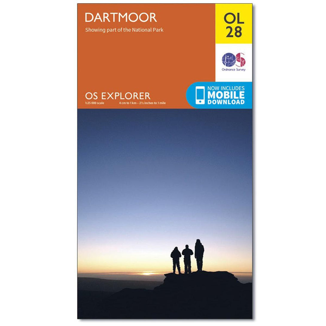 OS Explorer Map OL28 - Dartmoor - Towsure
