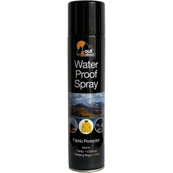 water resistant spray for tents Out & About Waterproofing Spray for Outdoor Clothing & Camping Equipment