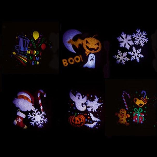 Outdoor & Indoor LED Christmas & Halloween Slide Projector - Towsure