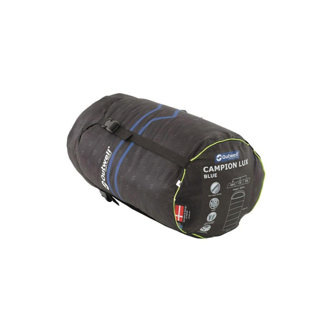 Outwell Campion Lux Sleeping Bag - Blue - Towsure