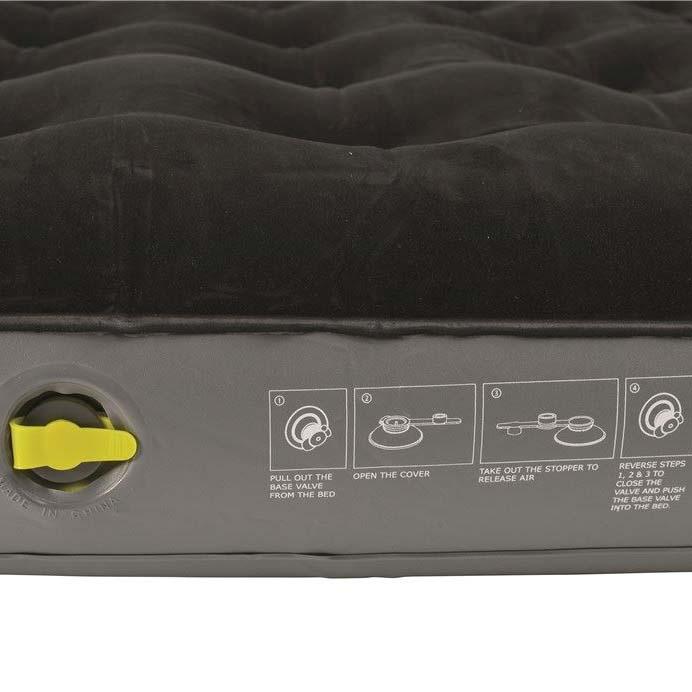Outwell Classic Double Flock Airbed - Towsure