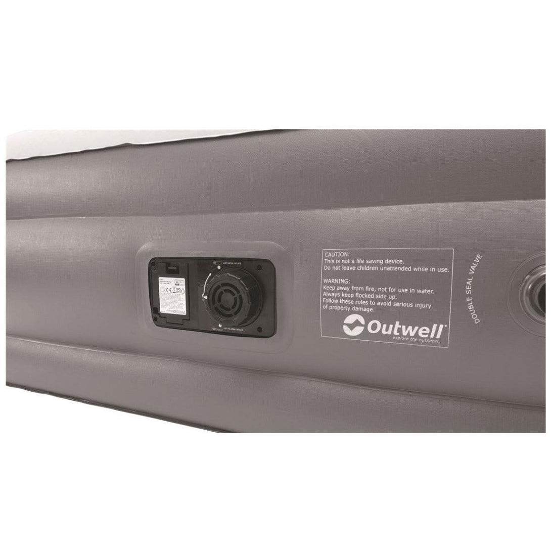 Outwell Flock Superior Single Airbed With Built-In Pump - Towsure