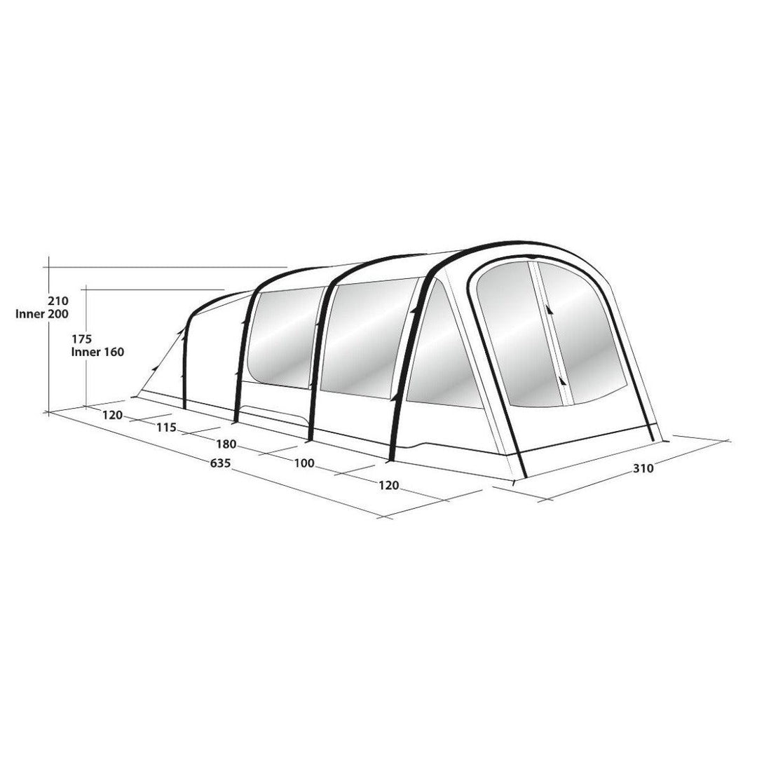 Outwell Parkdale 4PA AIR Tent - Towsure