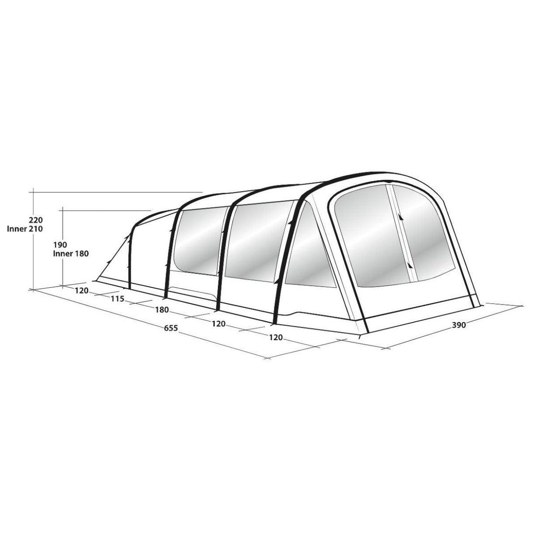 Outwell Parkdale Air 6PA Tent - Towsure