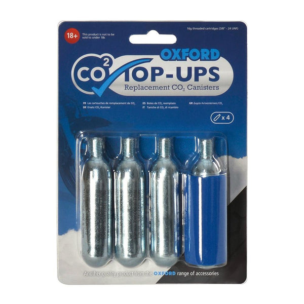 Oxford CO2 Replacement Canisters (4 Pack) - Towsure