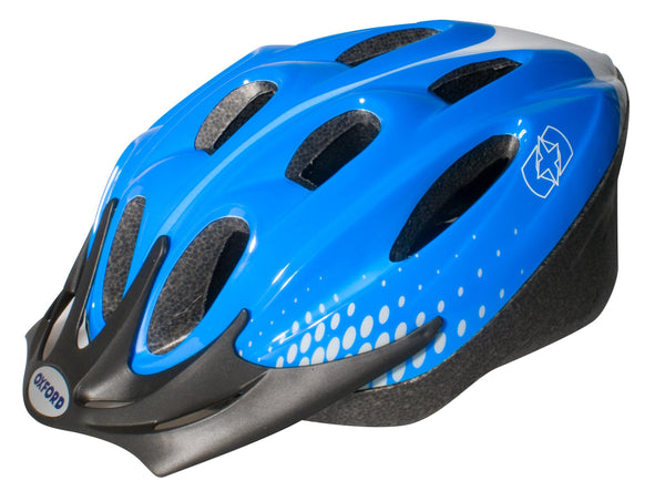 Oxford F15 Hurricane Cycle Helmet - Blue - Towsure