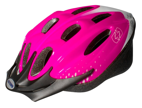 Oxford F15 Hurricane Cycle Helmet - Pink - Towsure