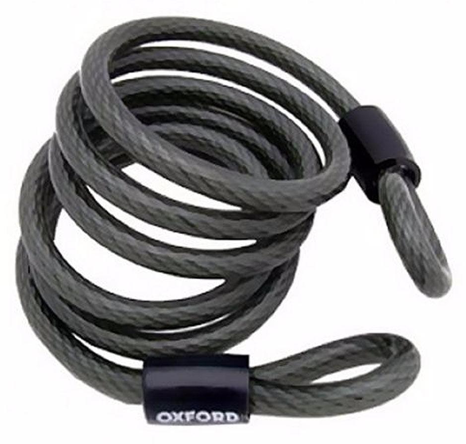 Oxford Lockmate 12 - Looped Lock Extension Cable 1.2m x 12mm