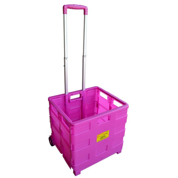 Pack & Go Packaway Trolley - Pink - Towsure