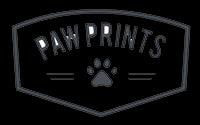 Paw Prints Pet Bowl - Stainless Steel (25cm) - Towsure