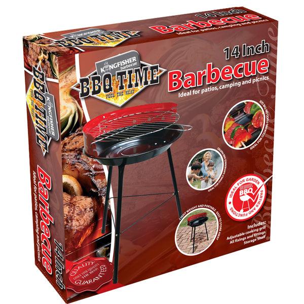 Portable 14" Steel Barbecue - Towsure
