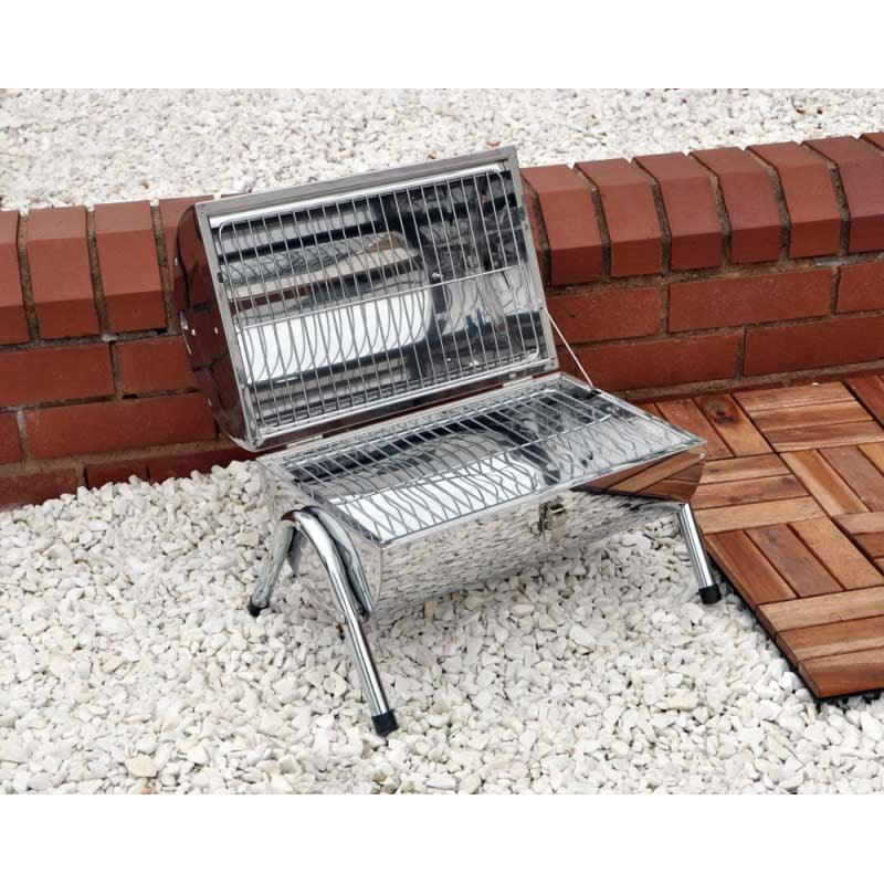 Portable Barrel Stainless Steel BBQ - Towsure