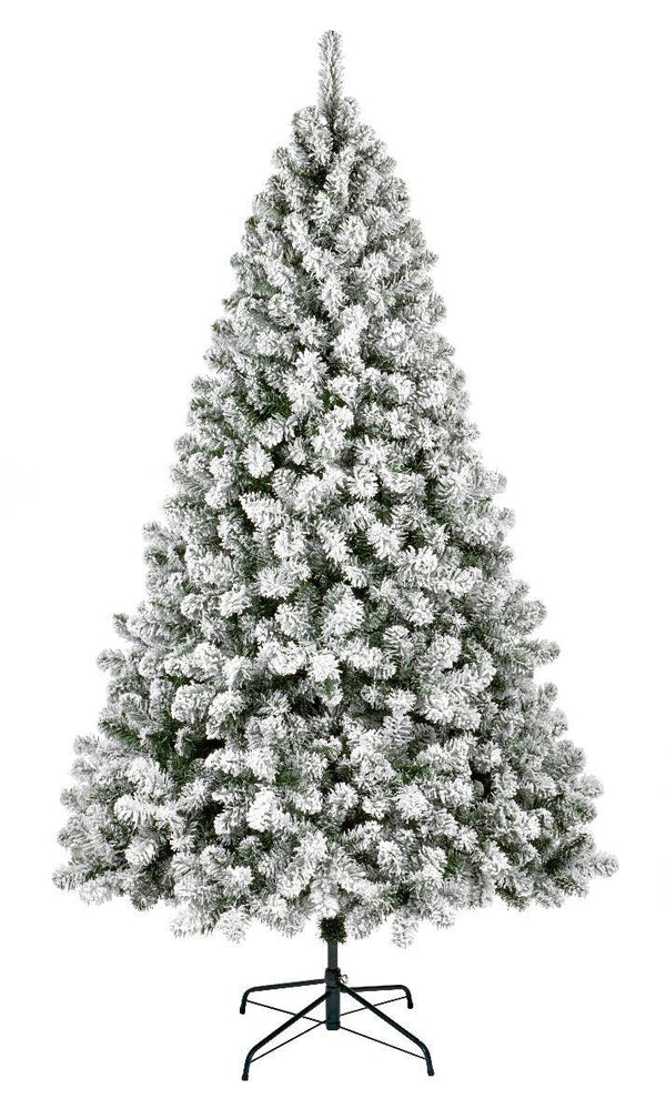 1.5M Flocked Woodcote Spruce Christmas Tree