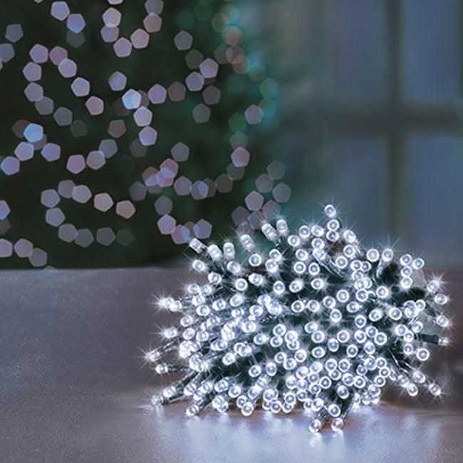 Premier 1000 Multi-Action LED Christmas Lights - Bright White - Towsure