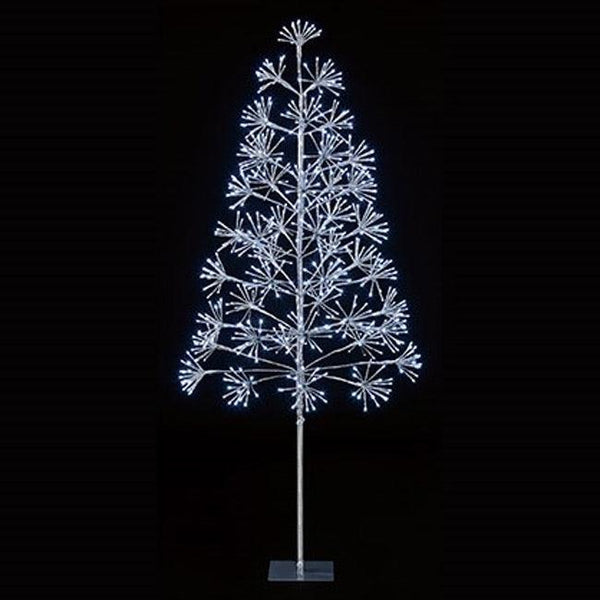1.5M LED Starburst Tree White 