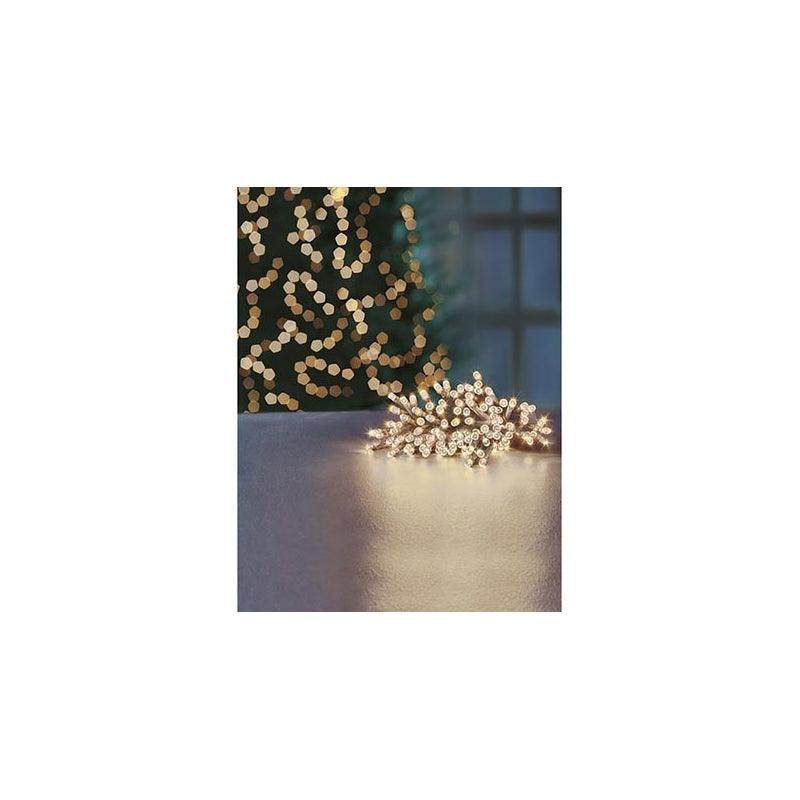 Premier Decorations 50 LED Lights with Timer - Warm White - Towsure