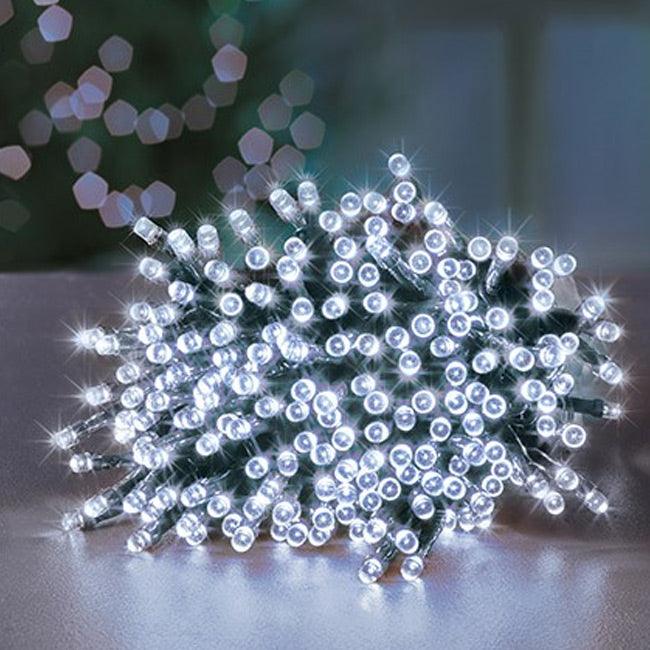 Premier Decorations Supabrights 720 LED Lights with Timer - White - Towsure