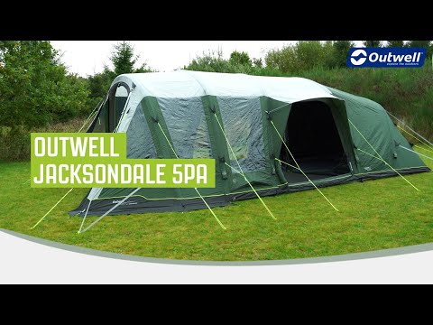 Outwell Jacksondale 5PA Air Tent Person Family Inflatable Tent