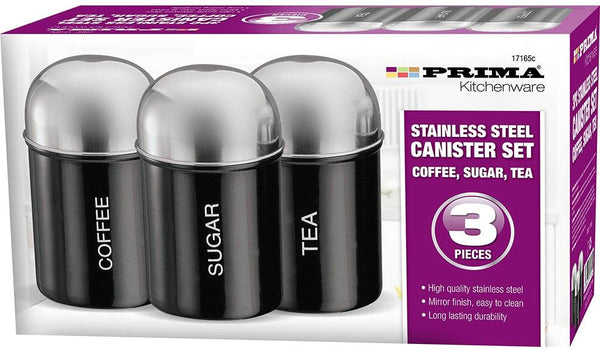 Prima Steel Canister Set - Towsure