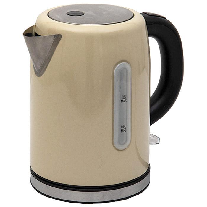 Quest Rocket Litre Low-Wattage Stainless Steel Caravanning Kettle
