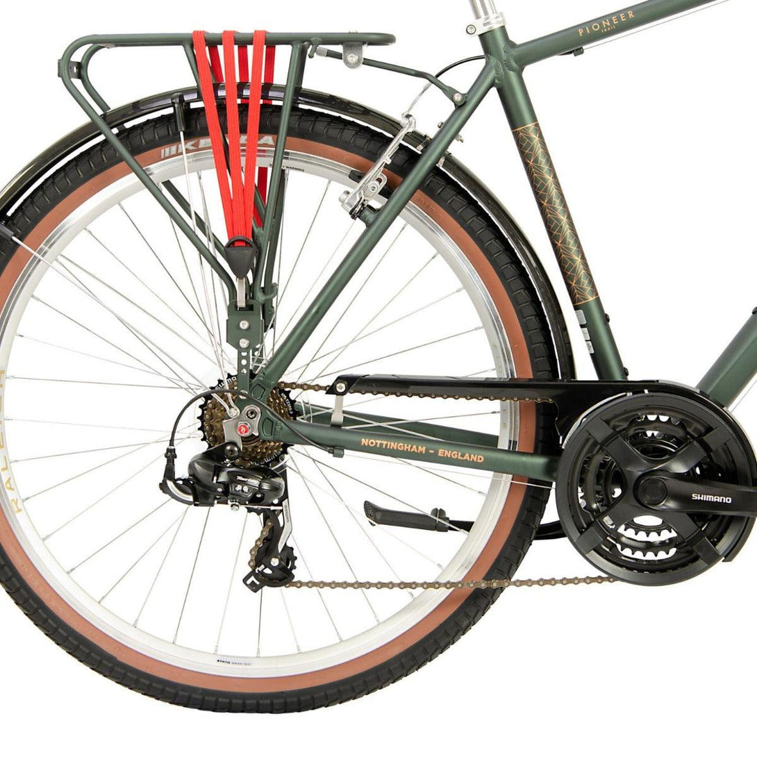 Raleigh Pioneer Trail Hybrid Bike - Green - Towsure