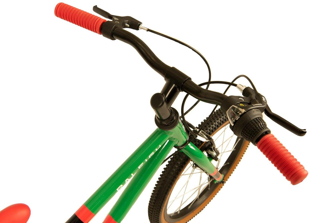 Raleigh Pop 18 Green - 18" Wheel Kids Bike - Towsure