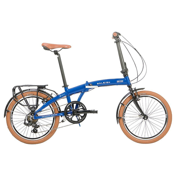 Raleigh Stow-A-Way Folding Bike - Blue