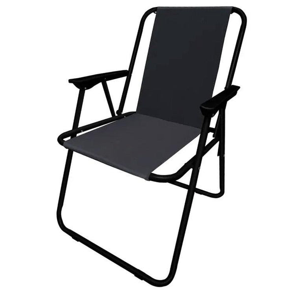 Redwood Black Folding Camping Chair