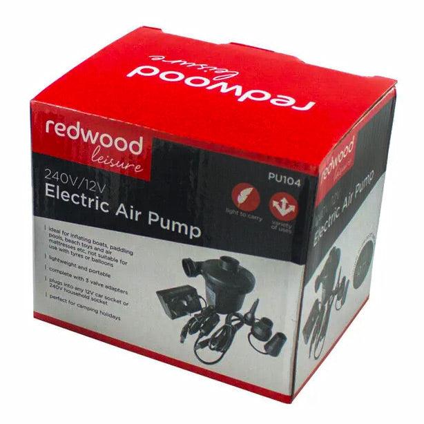 Redwood Leisure Electric Air Pump 12/240 Volts - Towsure