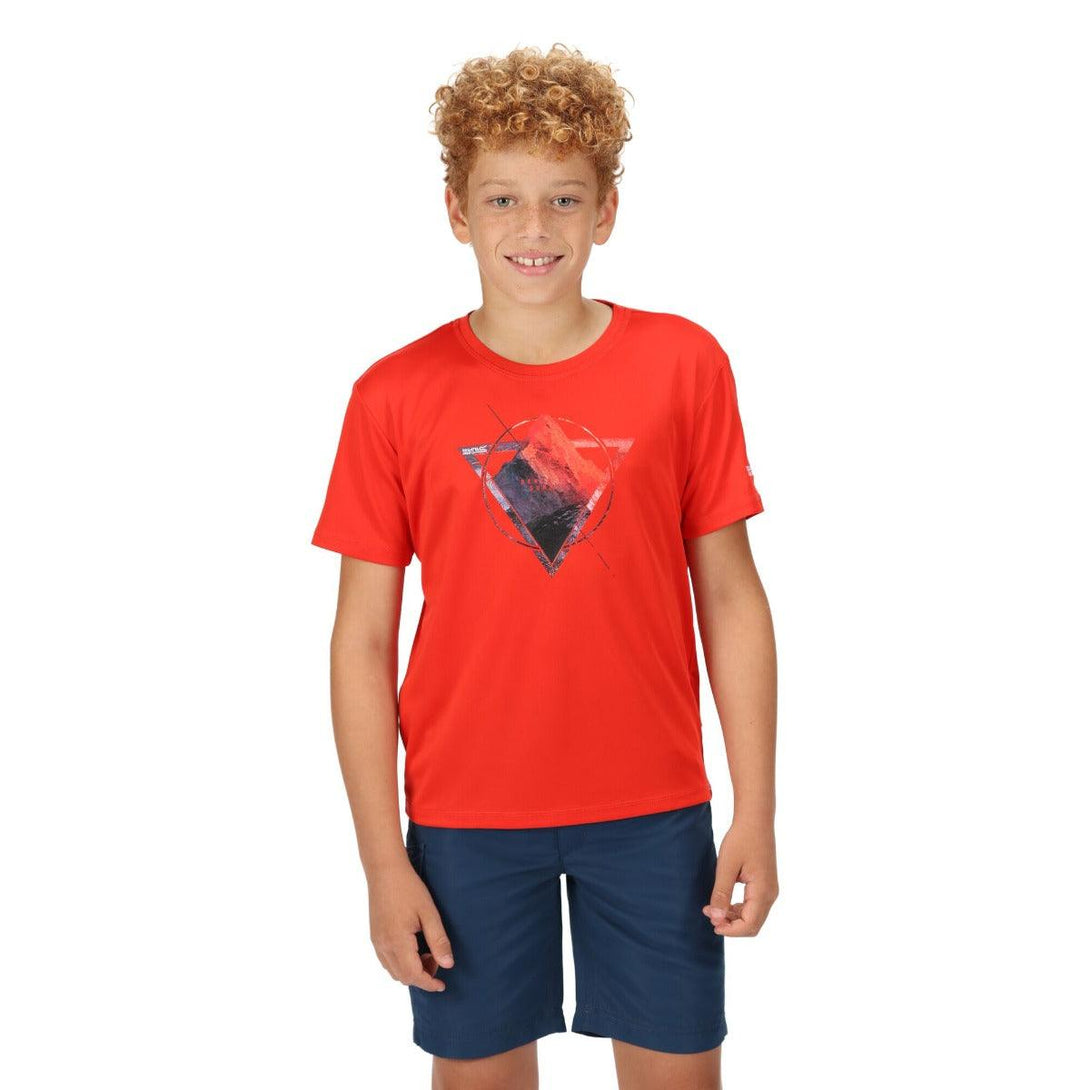 Regatta Alvarado VI Kid's Tee - Fiery Red - Towsure