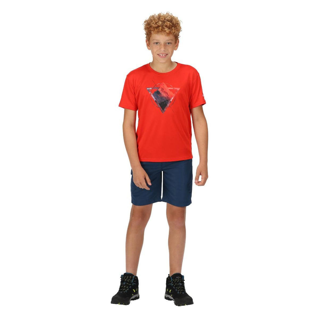 Regatta Alvarado VI Kid's Tee - Fiery Red - Towsure