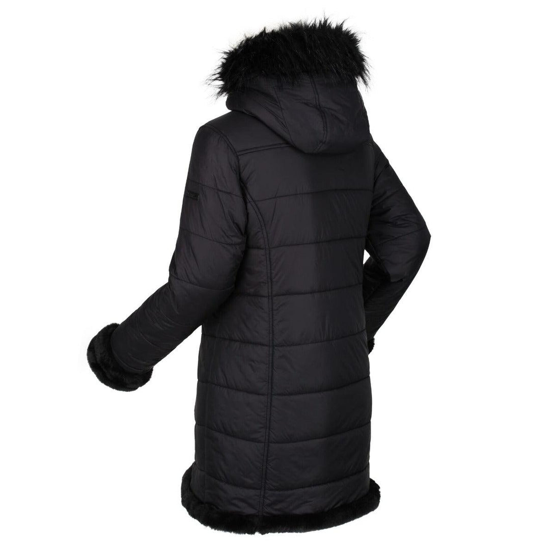 Regatta Charlize Insulated Parka Jacket - Black - Towsure