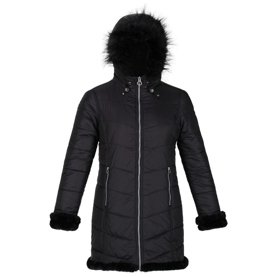 Regatta Charlize Insulated Parka Jacket - Black - Towsure