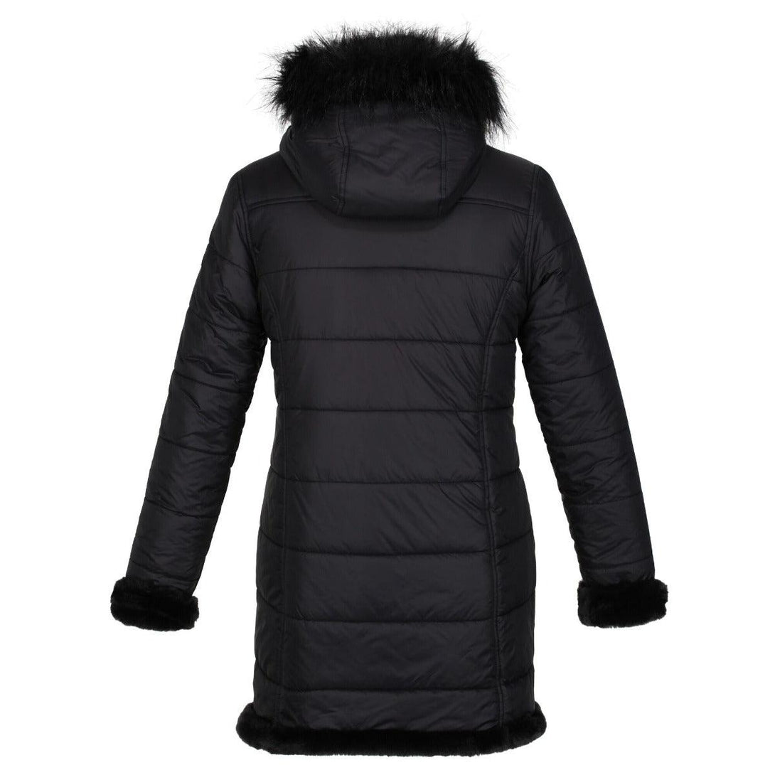 Regatta Charlize Insulated Parka Jacket - Black - Towsure