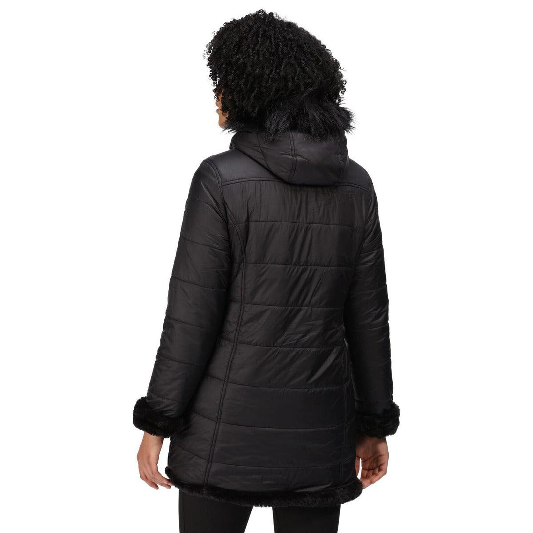 Regatta Charlize Insulated Parka Jacket - Black - Towsure