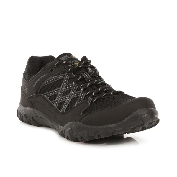 Regatta Edgepoint III Waterproof Walking Shoes - Black Granite - Towsure