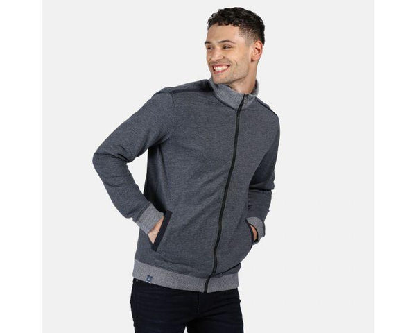 Regatta Everard Men's Full Zip Fleece - Navy Marl