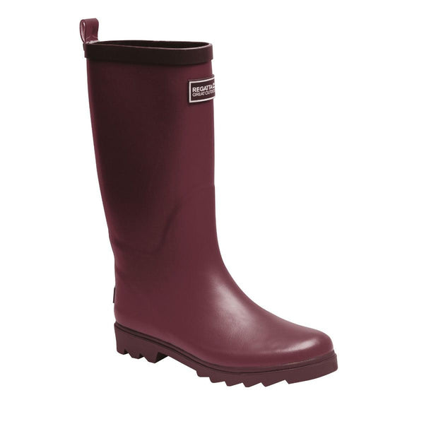 Regatta Fairweather Cosy Wellies - Claret - Towsure