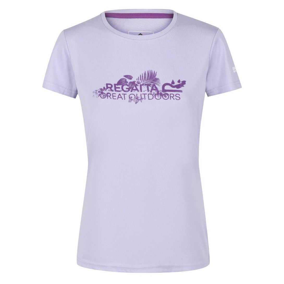 Regatta Fingal 5 Women's Graphic T-Shirt - Lilac Bloom - Towsure
